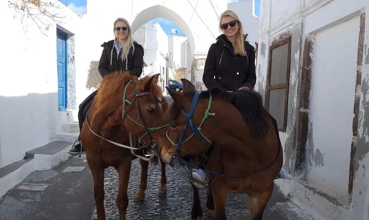 Horse Riding--Explore secret Thera