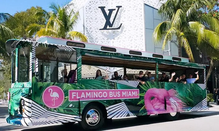 Flamingo Bus: Miami Open-Air Trolley Sightseeing City Tours