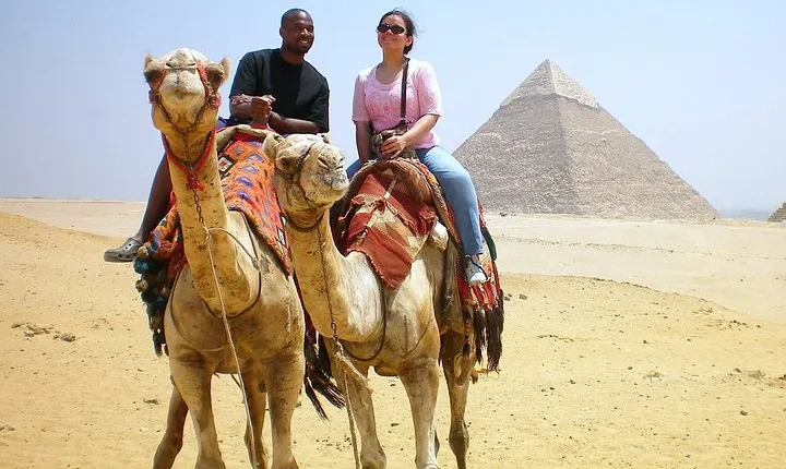 Pyramids of Giza, Sphinx, the Ancient Capital of Memphis, and Dahshour Pyramids Day Tour