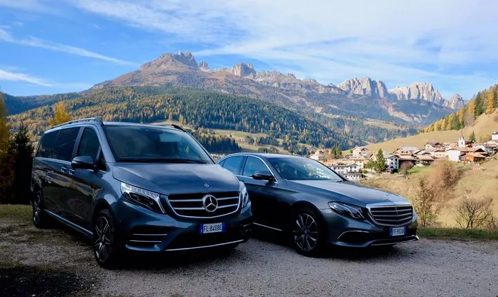 Private transfer from Venice Airport to Cortina by Class E
