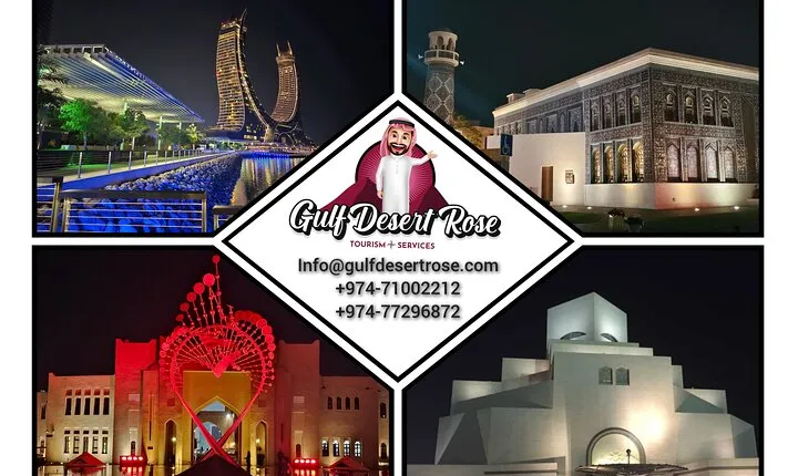 Doha All Inclusive Night City Tour with Traditional Dhow Boat