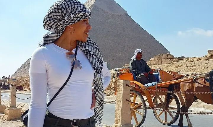 Best Half-Day tour to Pyramids of Giza & Sphinx with Lunch and Camel Ride