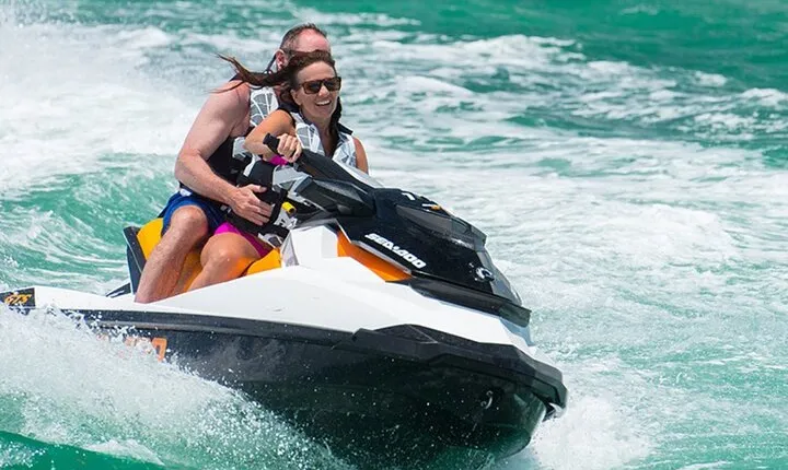 Parasailing Jet Ski and Shopping at Montego Bay with Transport