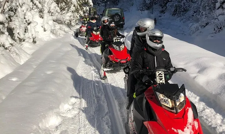 SnowMobiles Tour in Carpathian Mountains