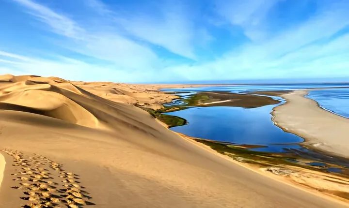 Sandwich Harbour 4x4 guided tours.Join us for an awe inspiring adventure.