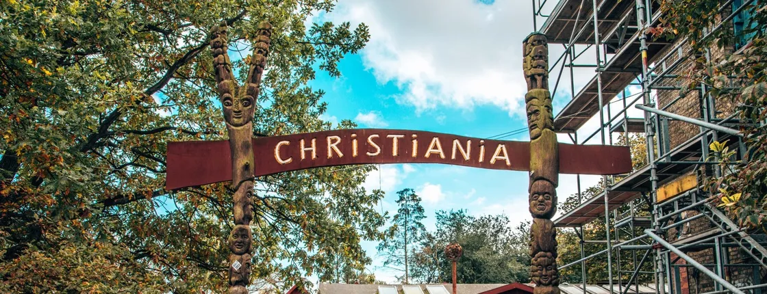 Hippie Freetown Christiania exploration game in Copenhagen