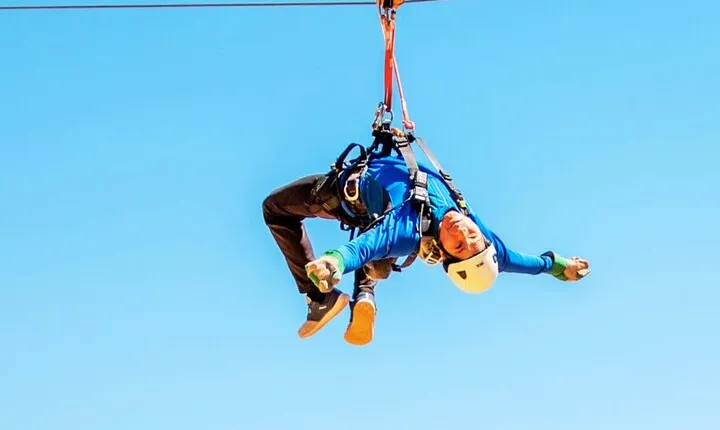 Zipline in the Sacred Valley of the Incas from Cusco