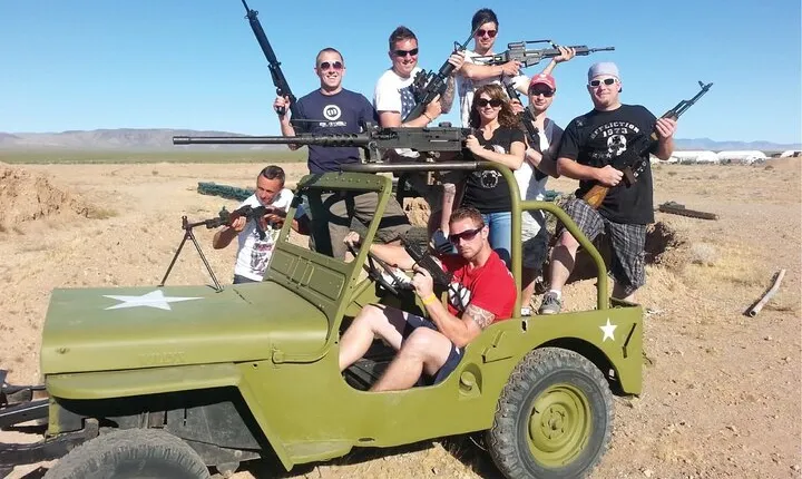 Outdoor Shooting Experience from Las Vegas with Optional ATV Tour