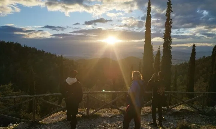 Athens Sunset Hymettus Mountain Hike