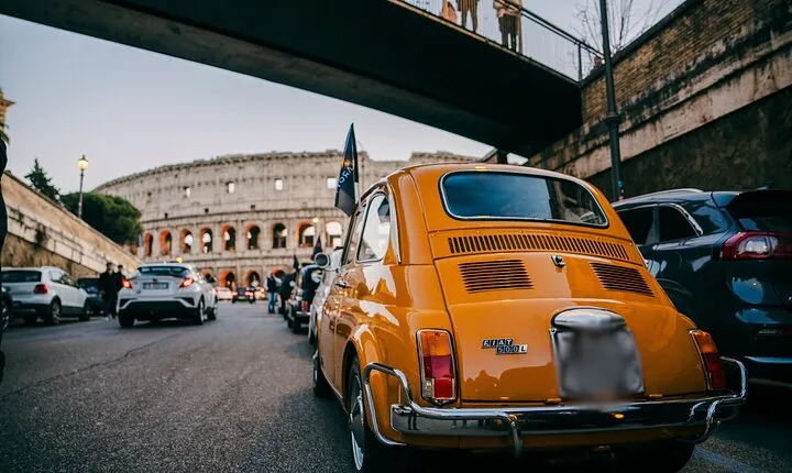 Rome Fiat 500 City Center Tour