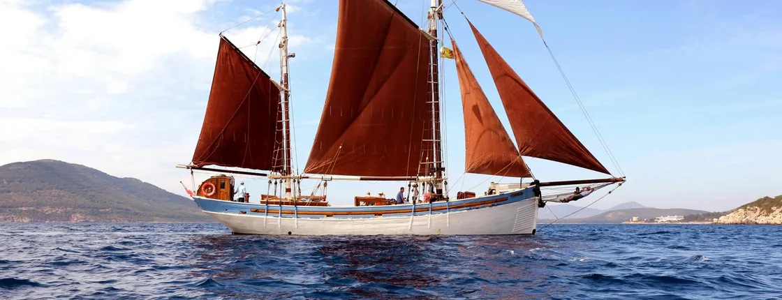 Andrea Jensen Sailing Boat Cruise to Capo Caccia