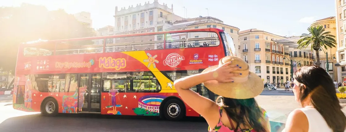 City Sightseeing hop-on hop-off bus tour of Malaga with Malaga Experience