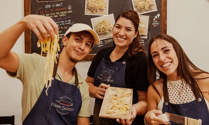 Pasta Making & Wine Tasting with Dinner in Frascati from Rome