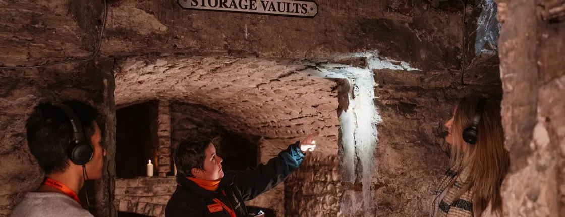 Historic underground walking tour of Edinburgh