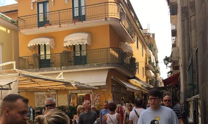 Transfer- Naples Train Station/area to Positano with a stop Sorrento