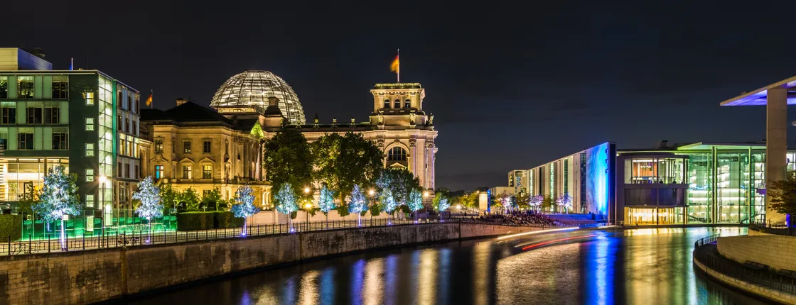 Evening river cruise in Berlin