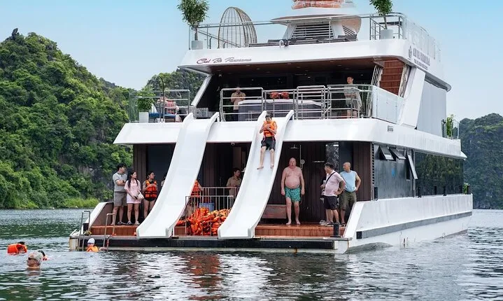 Luxury Sunset Cruise Admire Lan Ha Bay with Kayaking, Swimming