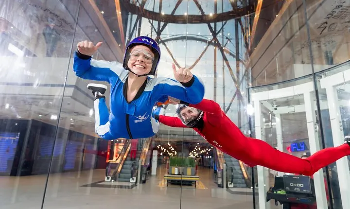 Milton Keynes iFLY Indoor Skydiving Experience - 2 Flights & Certificate