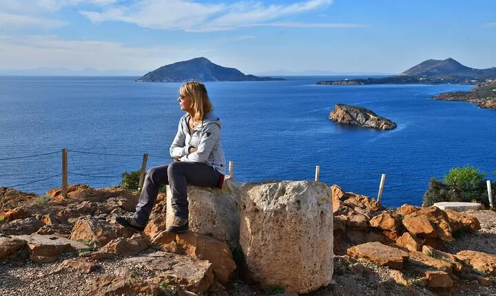 Explore Sounion & Lavrio: culture, walking & swimming day tour