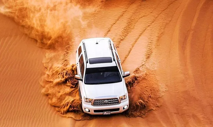 Private VIP Red Dune 4x4 Desert Safari with Camel Ride & Dinner