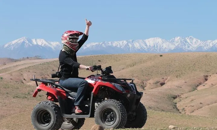 Agafay Desert Quad Biking from Marrakech through Takerkoust Lake