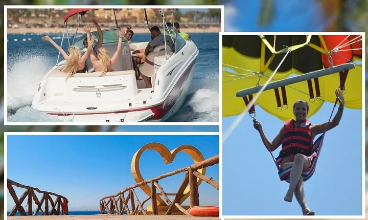 Private Speedboat Orange Island & Parasailing Adventure Hurghada