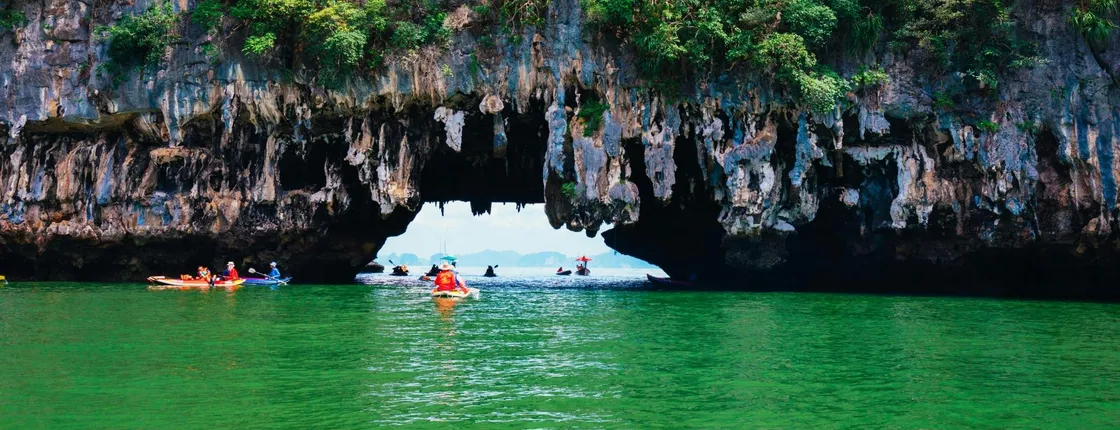 Full-Day Twilight Sea Canoe from Khaolak