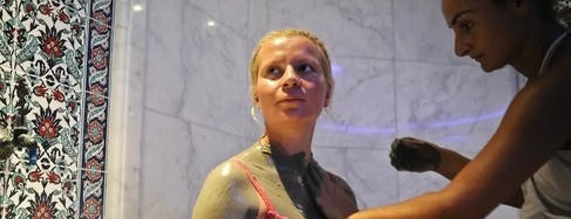 Artemis Hamam mud bath, scrub and foam massage