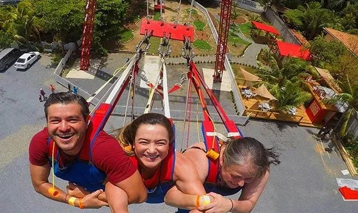 Roatan Sky Swing, City Tour & Beach Pass