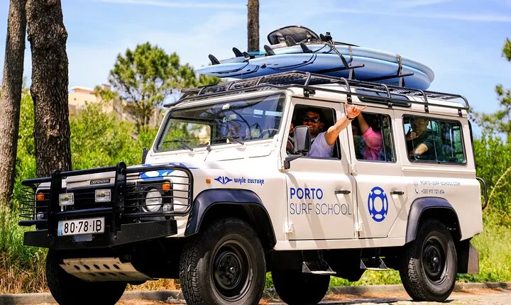 Surf Lessons in Porto with transfer at Porto Surf School