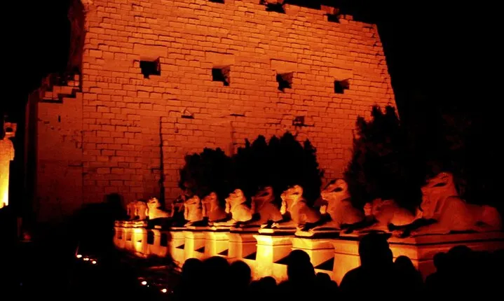 Enjoy the Luxor Karnak Sound and Light Show