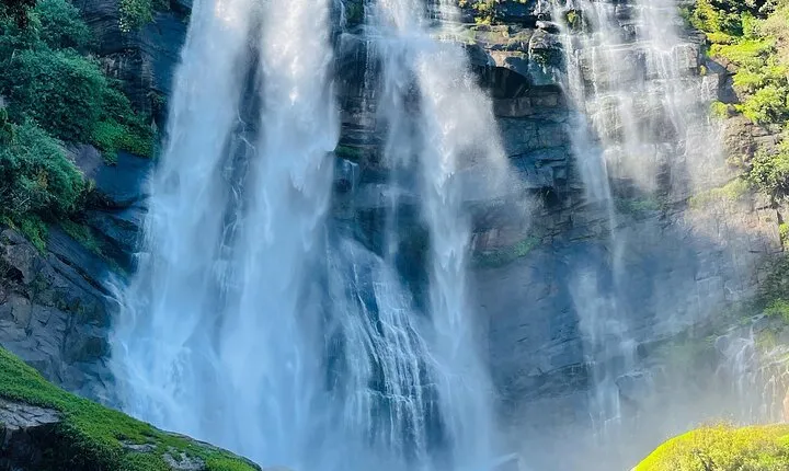 Waterfall Hunting- Bambarakanda & Lanka Falls + Natural Pool Bath