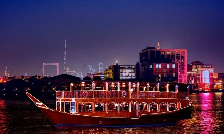 Dubai Creek Dinner Cruise with Transfers