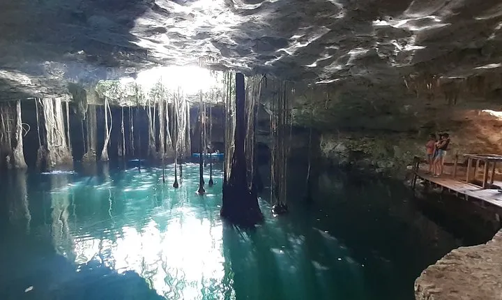 Private Cenote-Horseback ridding and Authentic mayan food