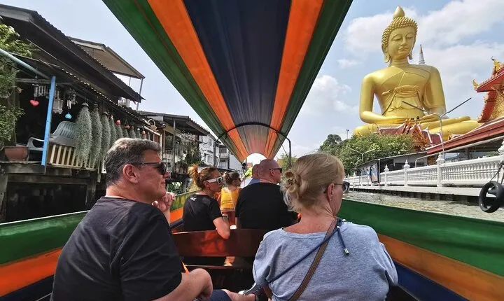 Half day Bangkok with Private Canal tour by long tail boat