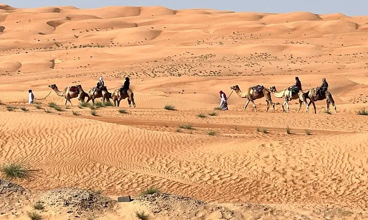 Desert Safari Wahiba Sands, Wadi Bani Khalid Hiking from Muscat