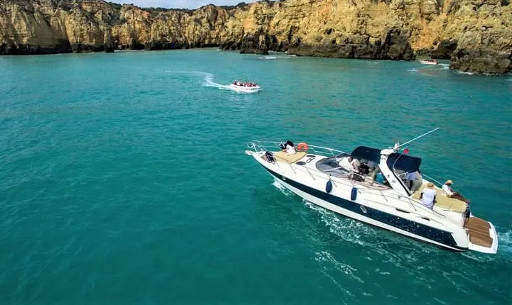 Afternoon yacht charter in lagos with drinks, tapas, paddle boards and kayak
