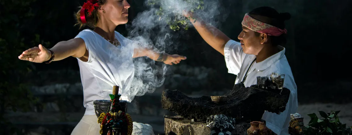 Private evening tour to a Mayan village from Riviera Maya in Mexico