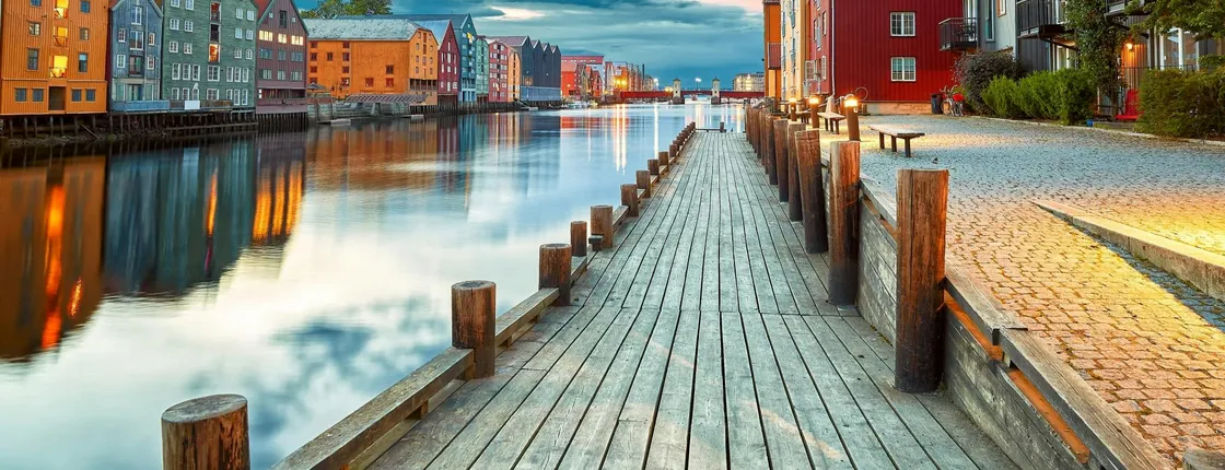 Trondheim self-guided mystery city game with puzzles