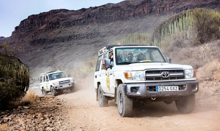 Fuerteventura 4x4 Tour and Lobos Island Catamaran Trip with Lunch