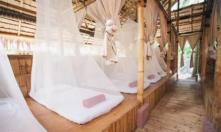 Bamboo Hut at Tadom Hill Resort - Diving Platform, Water Swing & Tarzan Swing