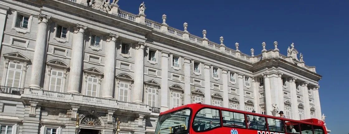 Panoramic Double-Decker Bus Tour Around Madrid with Audioguide