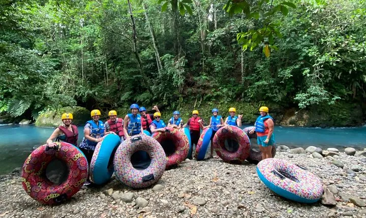 RIO CELESTE COMBO: Blue River Tubing + Blue Waterfall + Wildlife