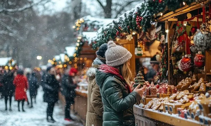Enchanting Vienna Christmas Markets Tour with local snacks