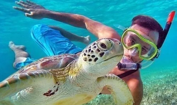 Bali : Blue Lagoon Snorkeling combine with Bali Swing in Ubud