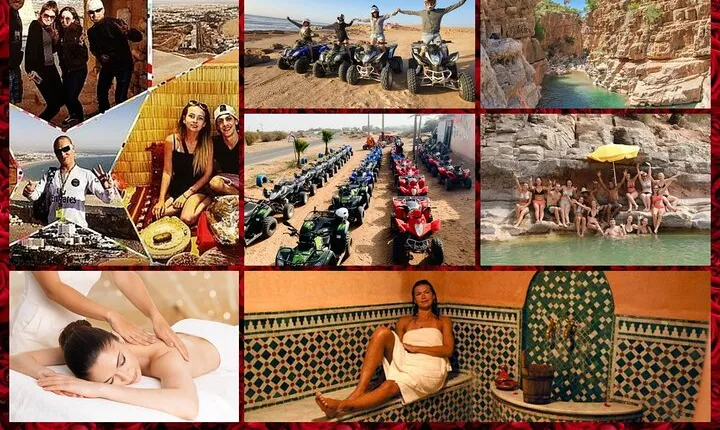 4 Excursions In 1 Pack = City tour + Quads + Hammam-massage + Paradise Valley