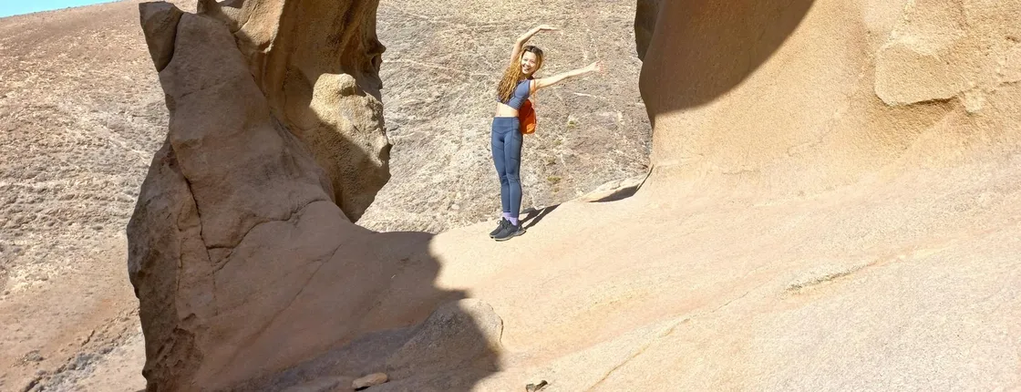 Ajuy Caves and Las Peñitas Canyon Hike with Secret Arco Climb