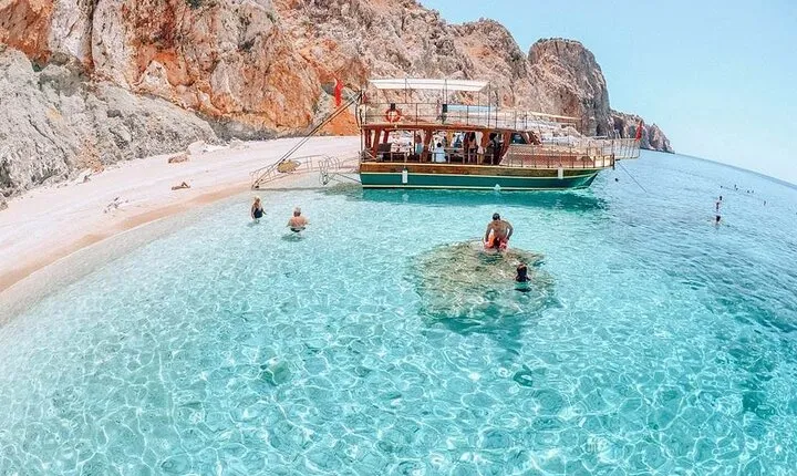 Suluada Boat Tour with Lunch & Roundtrip Transfer from Antalya