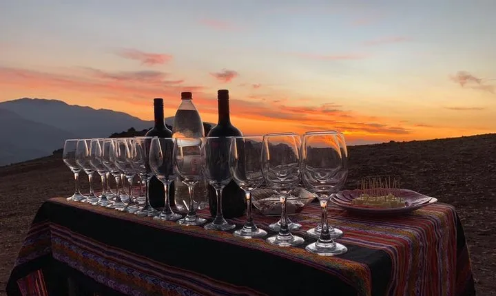 Valle nevado Sunset 