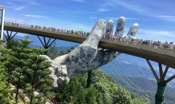 Golden Bridge - Early Start to Avoid Crowds & Monkey Mountain